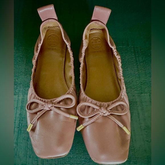 Tory Burch Pink Size 5 Ballet Flat Square Toe - Picture 5 of 12